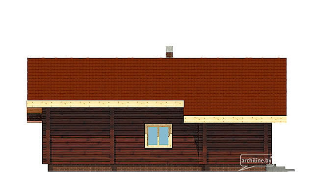 Деревянный дом в скандинавском стиле