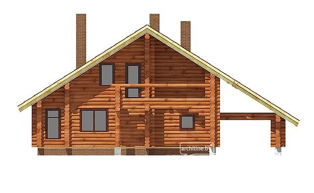 проект деревянного дома "Висма"