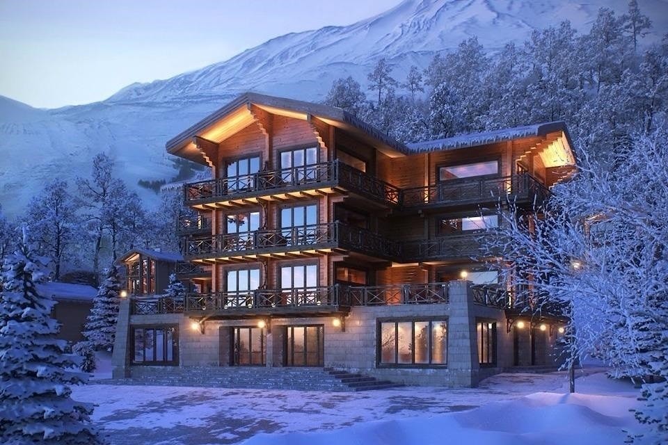 Проект гостиницы на горнолыжном курорте