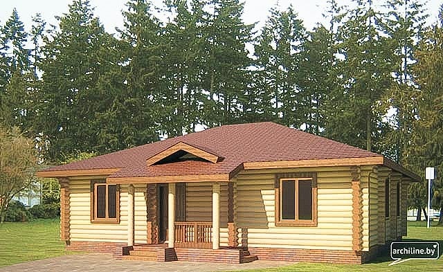 Деревянный дом в Бресте   
