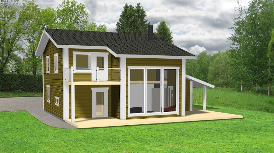 Современный финский дом Stylish 183 м²  