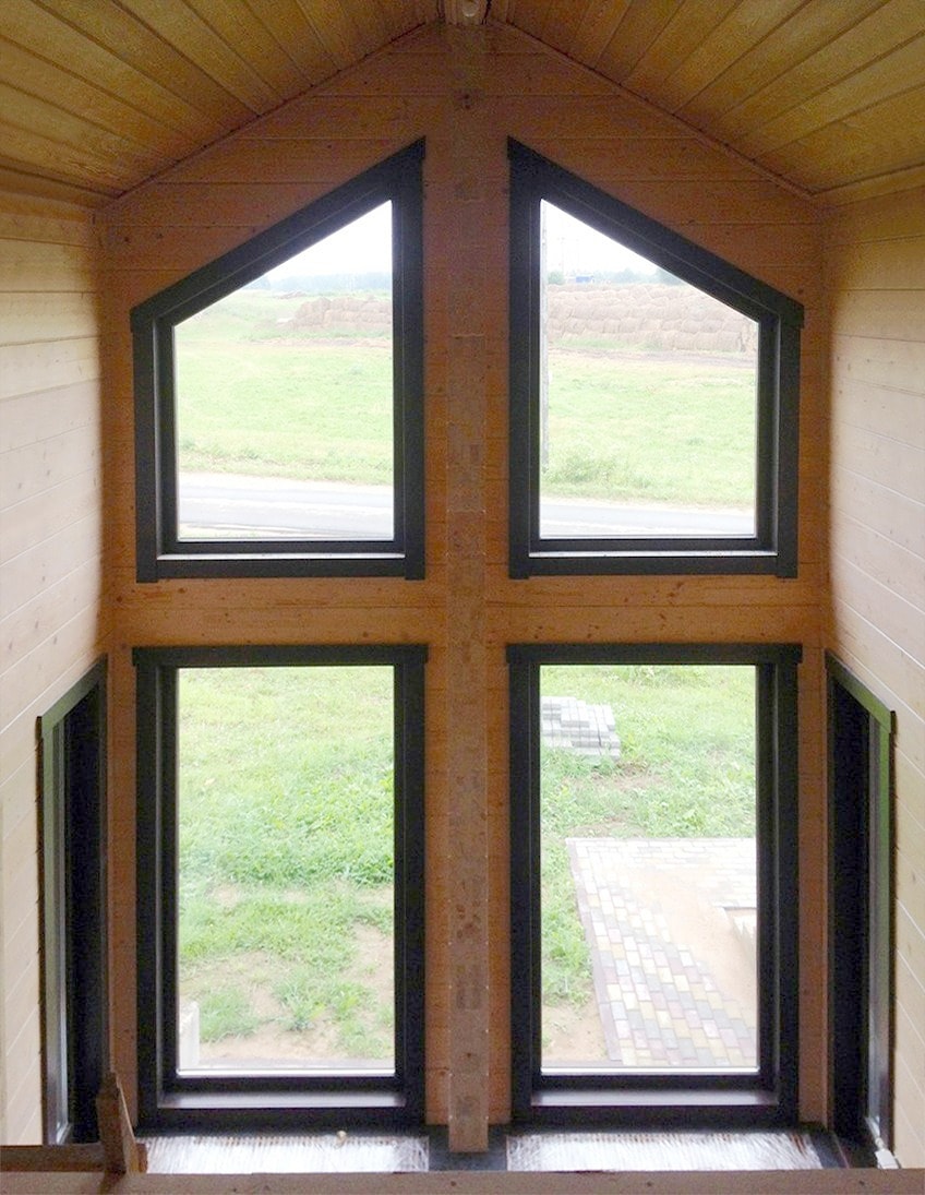 Деревянный дом из бруса "Новый"