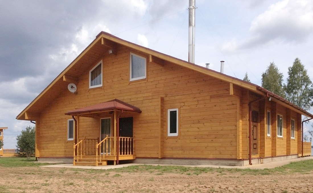 Дом из клееного бруса, проект "Домостроение Беларуси"