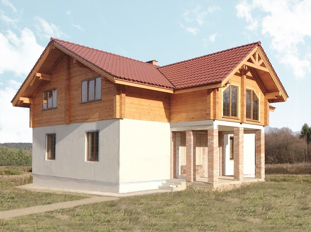 Комбинированный дом