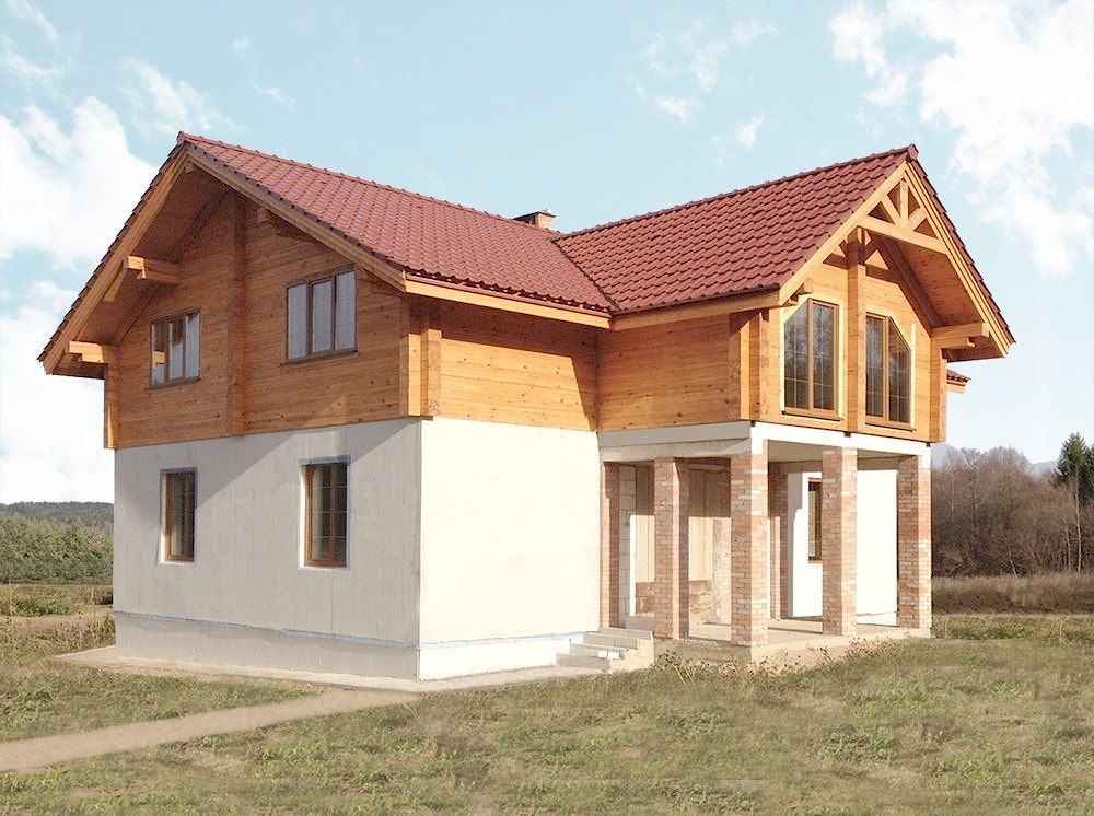 Комбинированный дом
