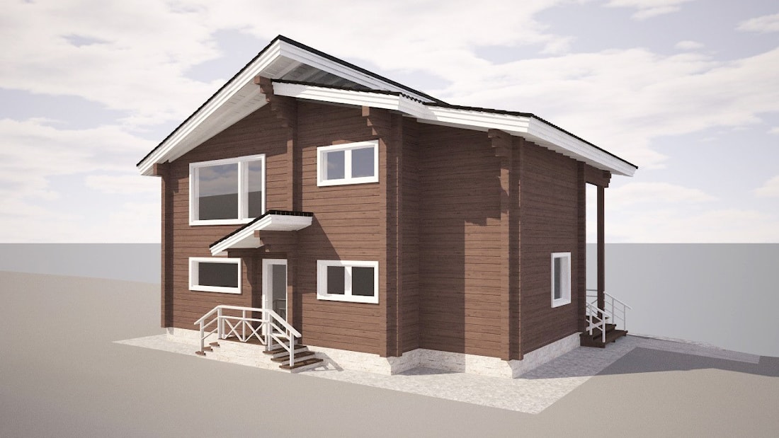 Holzhaus "Bayerische Alpen"