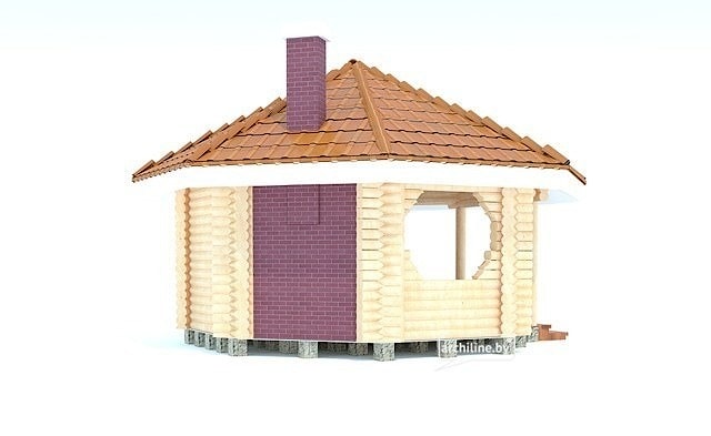 Барбекю домик 20 м² 