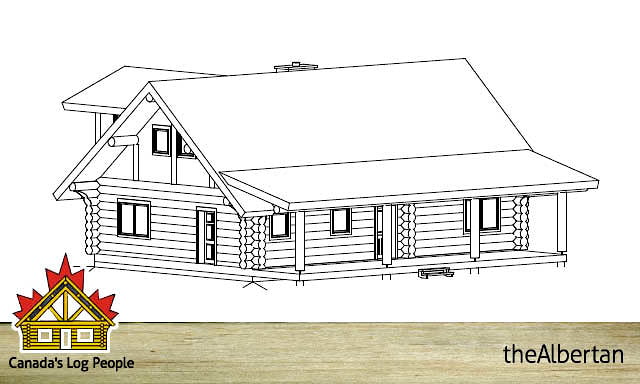 Проекты домов: канадский деревянный дом The Albertan