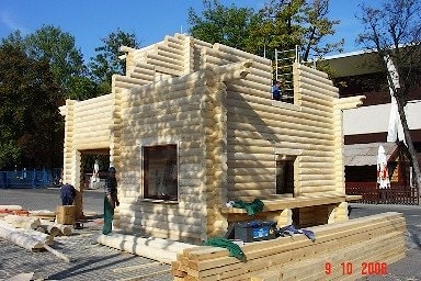 Строим деревянный дом под ключ за 11 дней, польский проект