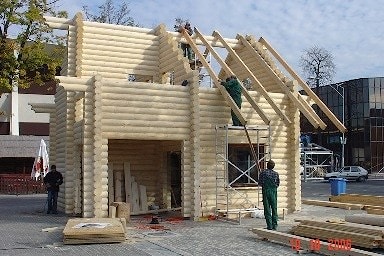 Строим деревянный дом под ключ за 11 дней, польский проект