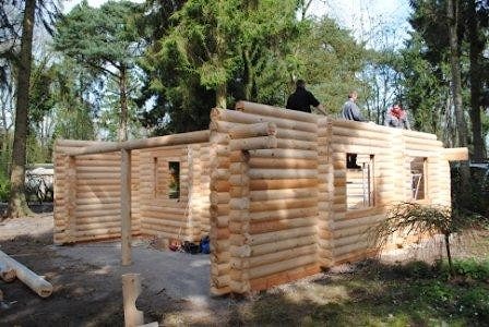 Строительство дачного деревянного дома под ключ, в пригороде Амстердама — Голландия, Европа