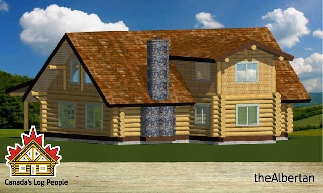 Проекты домов: канадский деревянный дом The Albertan 163.4 м²  
