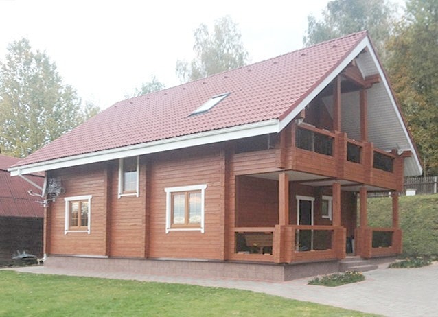 Дом деревянный из бруса "Тамак", 172 м². Польша   