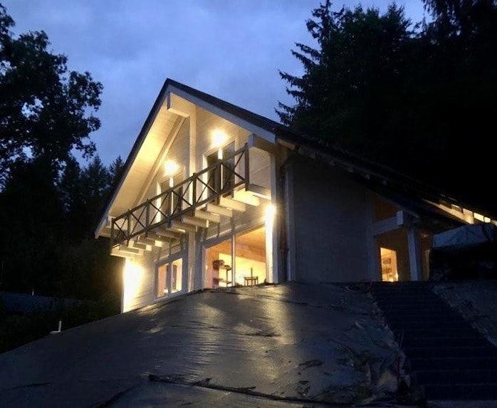 Энергоэффективный, утепленный деревянный дом из клеенного бруса «Теплая Бельгия», 116 м²   