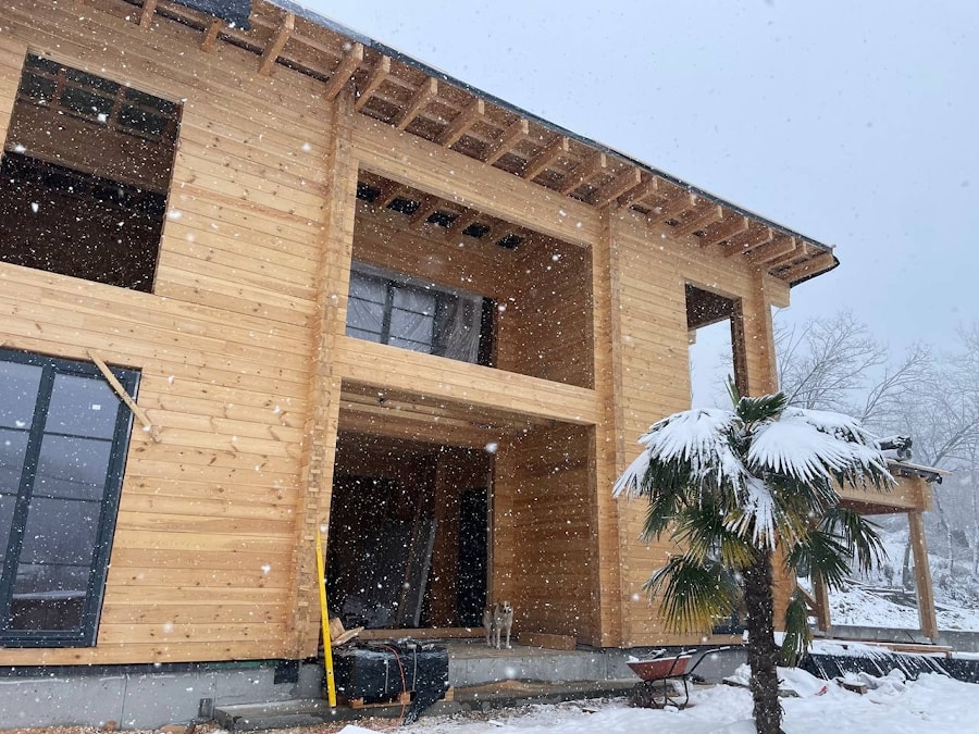 Проектирование производство и строительство деревянного дома в Грузии, проект "Кахетия"   