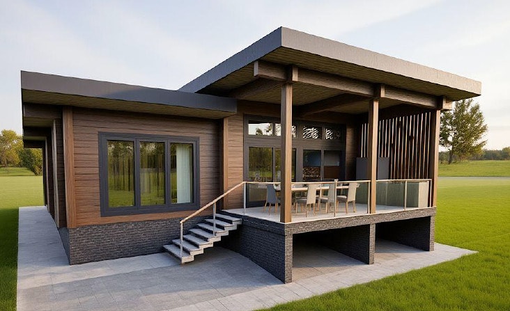 Деревянный дом из клееного бруса «Норд 109»   